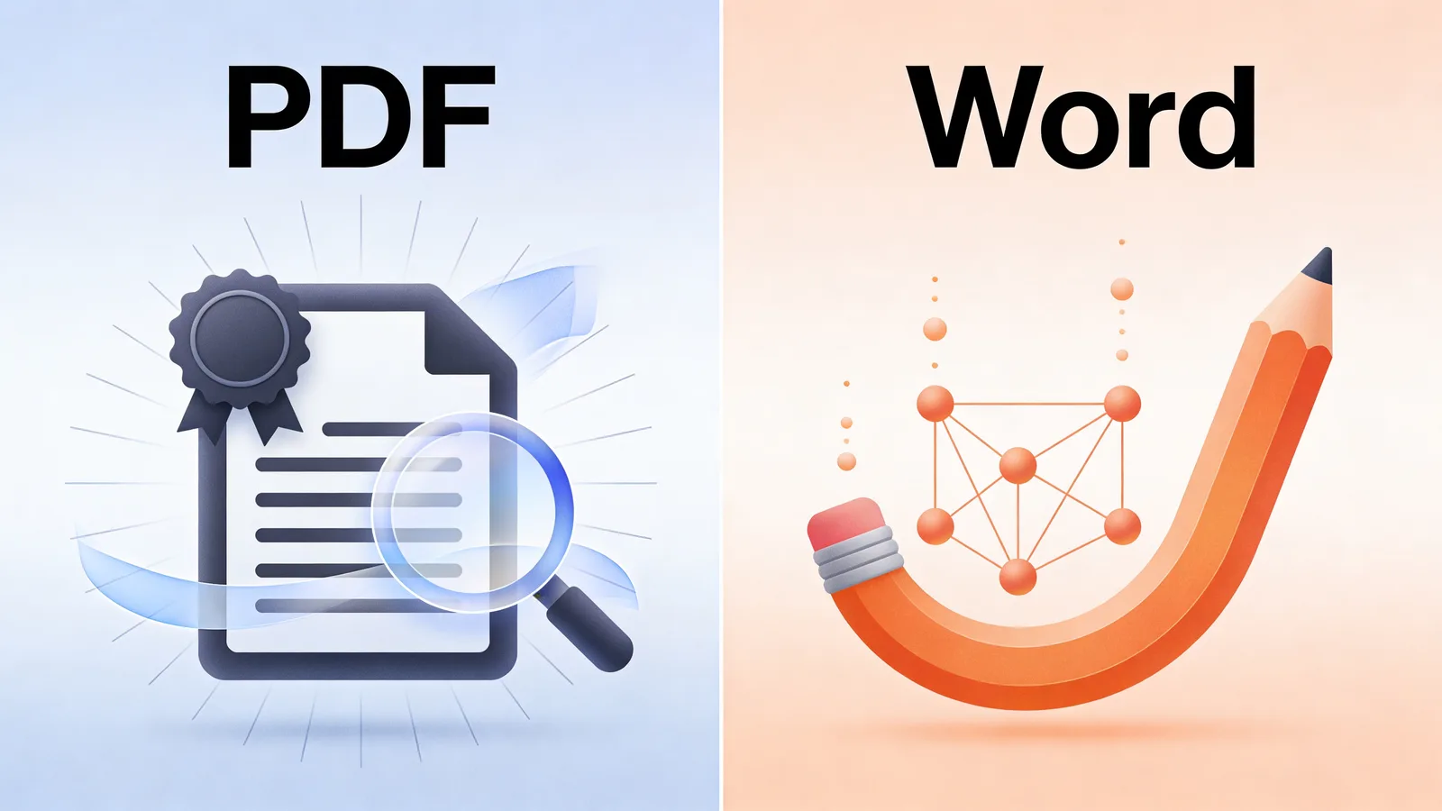 PDF vs Word: When to Use Each (and When It Doesn't Matter)